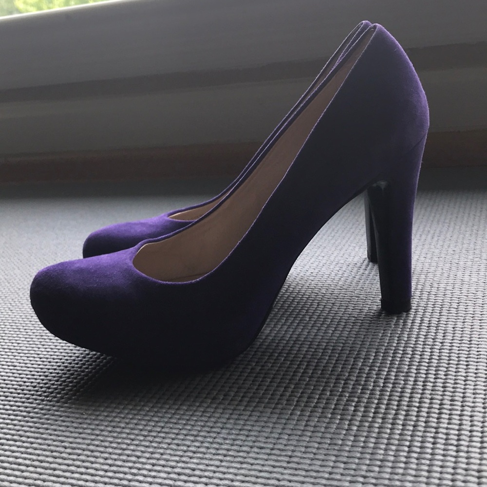 Franco Sarto Purple Heels